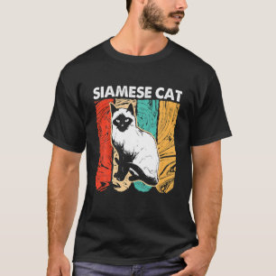 Retro Siamese Cat T-shirt