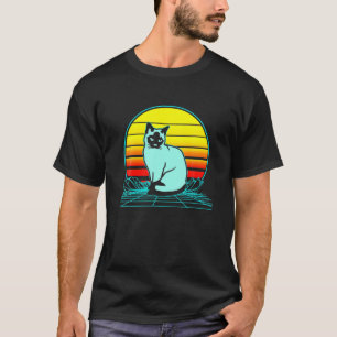 Retro Siamese kataporgolf T-shirt
