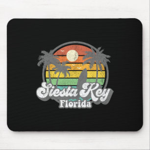 Retro Siesta Key Strand Florida Surfen Retro 70s Muismat