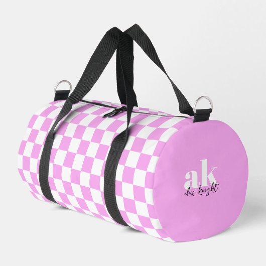 Retro Signature Monogram Schachbrett Plunjezak (Linkerhoek)