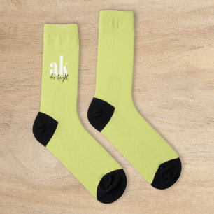 Retro Signature Monogram Sokken