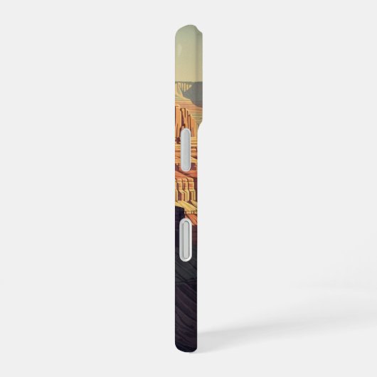 Retro Silent Canyon iPhone 16 Hoesje (Rechterkant)