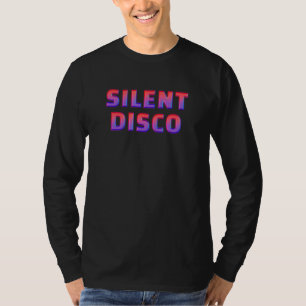Retro Silent Disco Art - Dance Hip Hop Muziek T-shirt
