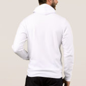 Retro Silhouet van Mensen met Abstracte Cirkels Hoodie (Achterkant)