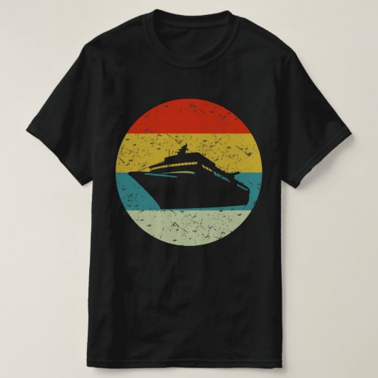 retro silhouette 70S T-shirt (Design voorkant)