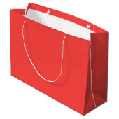 RETRO SILHOUETTE HALLOWEEN WITCH OP BROOM GIFT BAG GROOT CADEAUZAKJE (Achterkant Gekanteld)