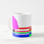 Retro Silhouette Mug Koffiemok (Voorkant links)