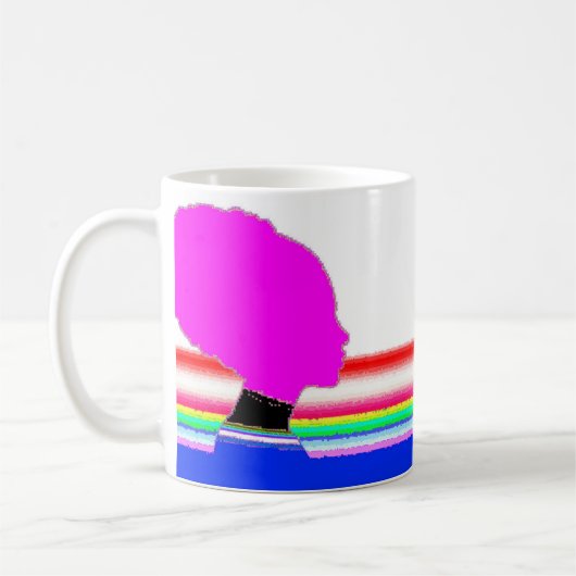 Retro Silhouette Mug Koffiemok (Links)