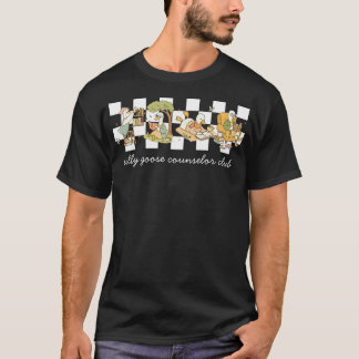 Retro Silly Goose Counselor Club Scholen T-shirt