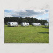 RETRO SILVER CAMPGROUND BRIEFKAARTEN (Voorkant)
