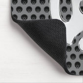 Retro Silver Chrome als 45-afstandsbediening Muismat (Hoek)