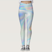 Retro Silver Holographic | Leggings vrouwen (Voorkant)