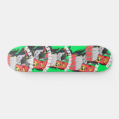  retro simpele skateboardkat persoonlijk skateboard (Horizontaal)