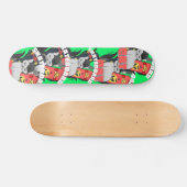  retro simpele skateboardkat persoonlijk skateboard (Horizontaal)