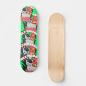  retro simpele skateboardkat persoonlijk skateboard (Voorkant)