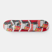  retro simpele skateboardkat persoonlijk skateboard (Horizontaal)