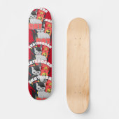  retro simpele skateboardkat persoonlijk skateboard (Voorkant)