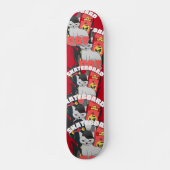  retro simpele skateboardkat persoonlijk skateboard (Voorkant)