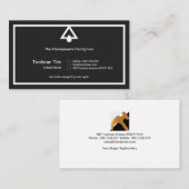 Retro Simple Lamp Shade Border Handyman Visitekaartje (Voorkant / Achterkant)