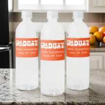 Retro Sinaasappel Afstuderen klasse van 2024