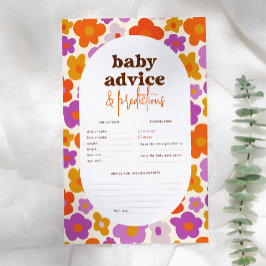 Retro Sinaasappel Daisy Baby Advies & Voorspelling