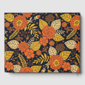 Retro-Sinaasappel, geel en zeeminkel Gastenboek (Achterkant)