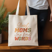 Retro Sinaasappel Goede Moeders Zeggen Slechte Woo Tote Bag