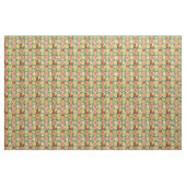 Retro Sinaasappel, Grapefruit & Aardbei Stof (Yard (91,4 cm))