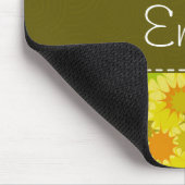 Retro Sinaasappel & Groen Muismat (Hoek)