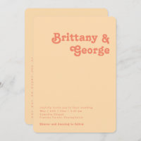 Retro Sinaasappel in één rondlopende rand