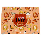 Retro Sinaasappel Tamagotchi Verjaardag Groot Cadeauzakje (Voorkant)