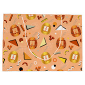 Retro Sinaasappel Tamagotchi Verjaardag Groot Cadeauzakje (Achterkant)