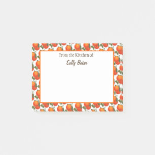 Retro Sinaasappels Patroon Aangepaste Post-it noti Post-it® Notes