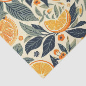 Retro Sinaasappels Pattern Ephemera Decoupage Tissuepapier (Detail)