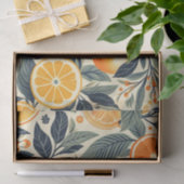 Retro Sinaasappels Pattern Ephemera Decoupage Tissuepapier (Geschenk)