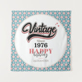 Retro sinds - 1976 wandkleed (Voorkant)