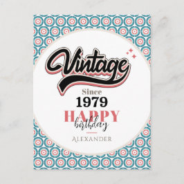 Retro sinds - 1979 briefkaart