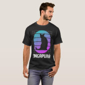 Retro Singapura Kat 1 T-shirt (Voorkant volledig)