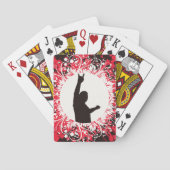 Retro Singer-speelkaarten Pokerkaarten (Achterkant)