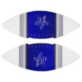 Retro Single Star 2 paneel Blauw ontwerp American Football (Panelen)