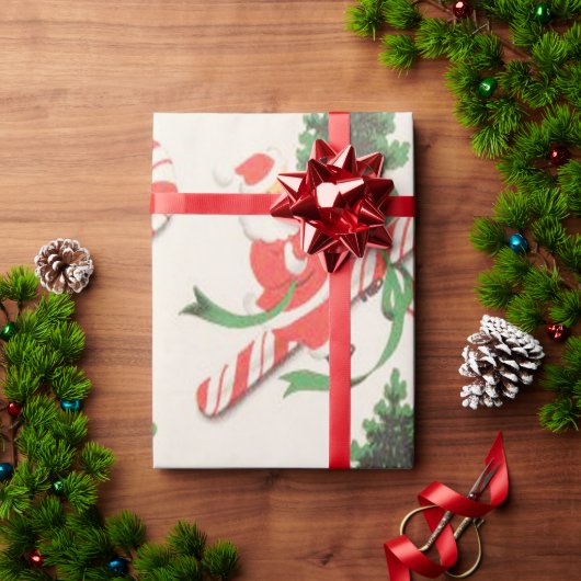 Retro,  Sinterklaas Cadeaupapier (Feestdagen Geschenken)