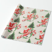 Retro,  Sinterklaas Cadeaupapier (Uitgerold)