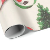 Retro,  Sinterklaas Cadeaupapier (Rol Hoek)