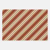 Retro Sinterklaas Gezichten en Holly Inpakpapier Vel (Voorkant 2)