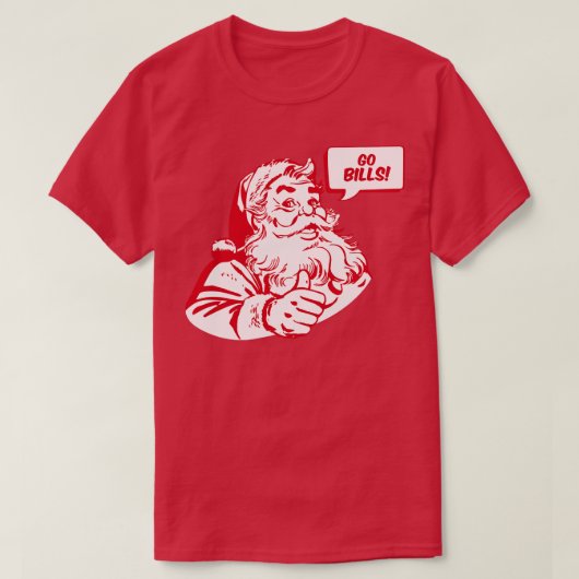 Retro Sinterklaas Go Bills T-shirt (Design voorkant)