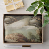 Retro Sinterklaas met geschenken Decoupage Tissuepapier (Geschenk)