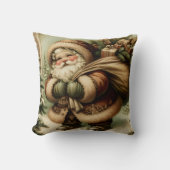 Retro Sinterklaas met geschenken Kussen (Voorkant)