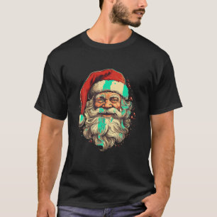Retro Sinterklaas Ouderwets Stijl Chri T-shirt