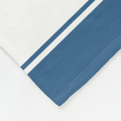 Retro Sinterklaas Rood Wit en Blauw Kerstmis Fleece Deken (Hoek)