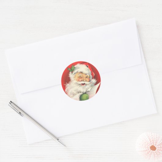 Retro Sinterklaas stickers (Envelop)